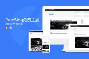 Pure Blog一个极简的免费WordPress博客主题